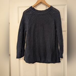 J. Crew Women's Navy Knit Sweater Size Small